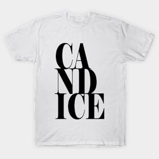 Candice Girls Name Bold Font T-Shirt